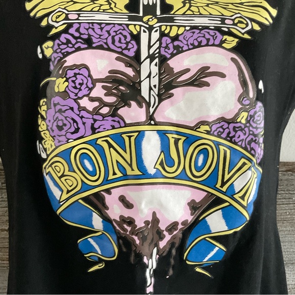 Bon Jovi sleeveless tee shirt women’s size XL (F1) - Picture 2 of 5
